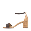 Vegane Sandalen Knöchelriemen Blockabsatz | NAE Shop