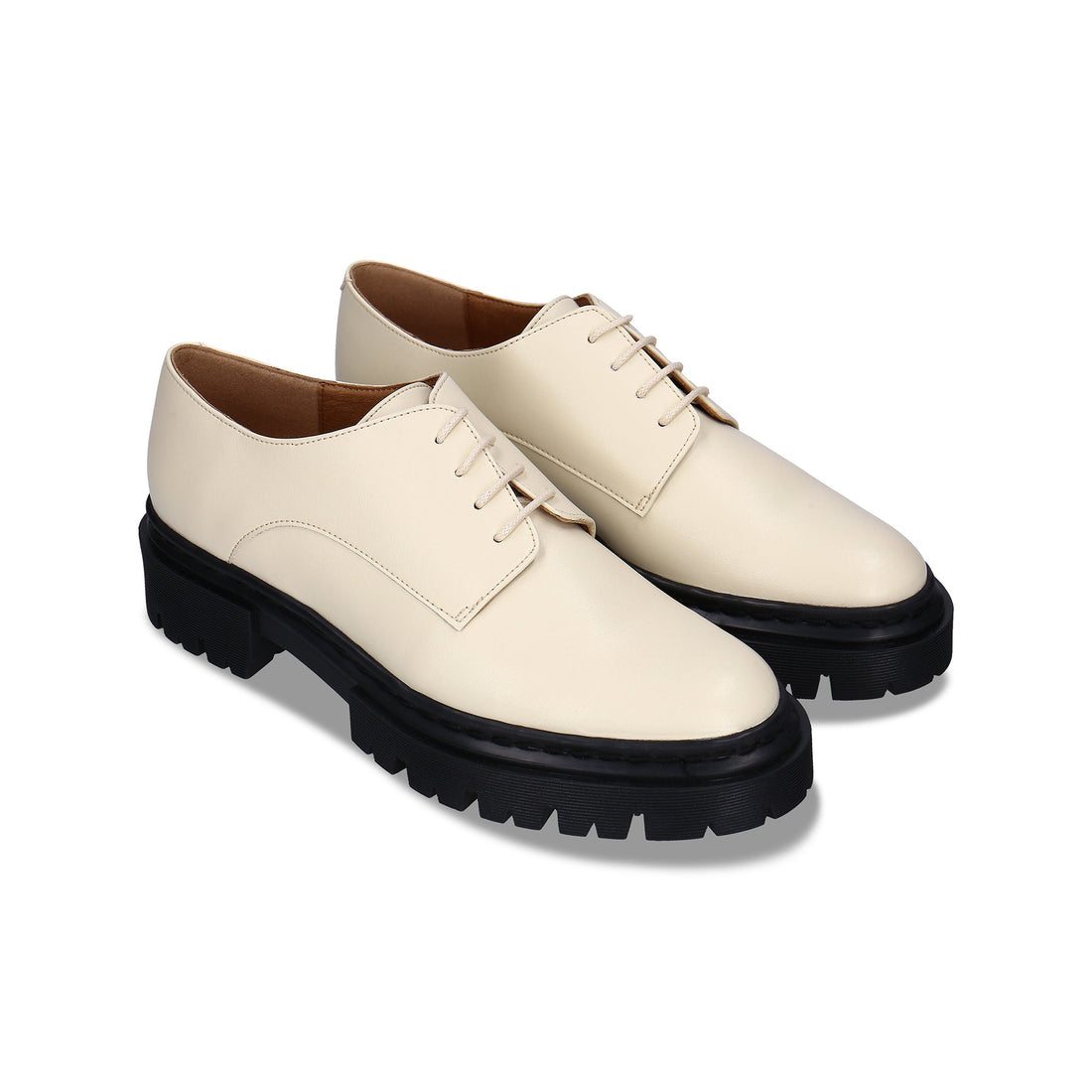 Vegan shoes derby casual ridged sole crafted from apple leather | NAE