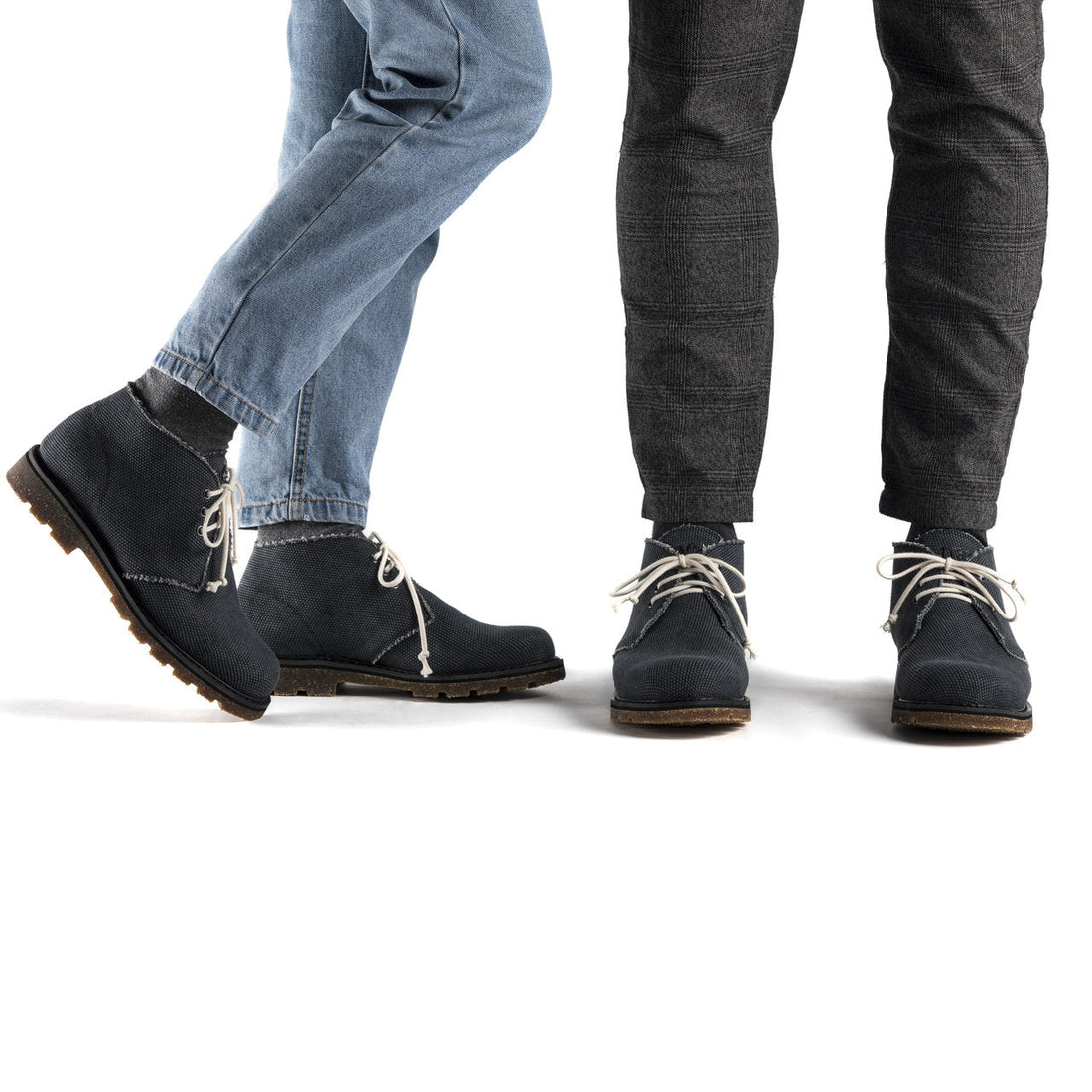 Black vegan ankle boots crafted from organic natural materials | NAE Vegan Shoes