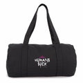 RSG Duffel Bag | 100% Organic Cotton | HUMANS SUCK | Black